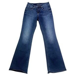 Silver Jeans Co Womens Bootcut Jeans Dark Wash Stretch Denim Size 27x30
